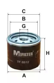 Фільтр оливи MFILTER TF 6512